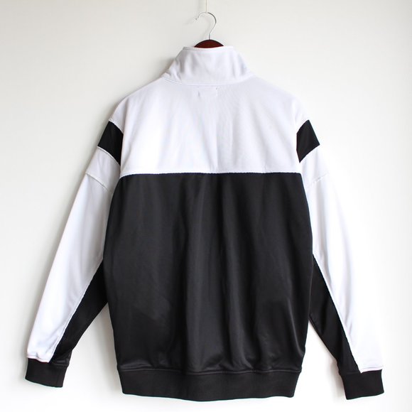 Kappa Black & White Monochrome Track Jacket - Picture 3 of 6